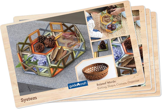 Guidecraft PowerClix 自然風磁力建構片