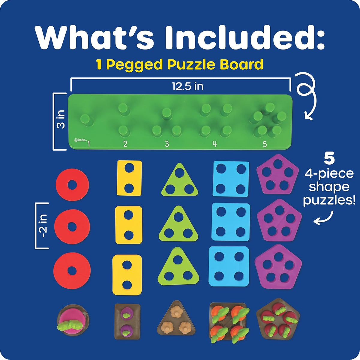 Learning Resources 形狀花園堆疊組 Stacking Shapes Garden