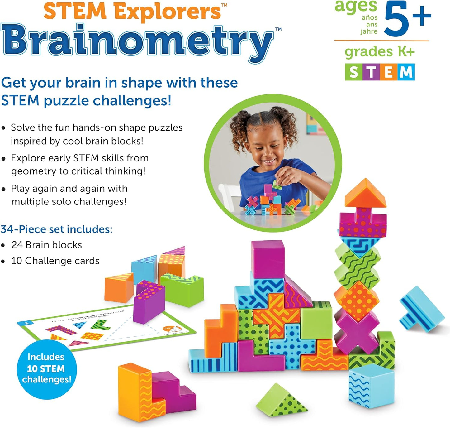 Learning Resources 腦力幾何挑戰組 STEM Explorers Brainometry