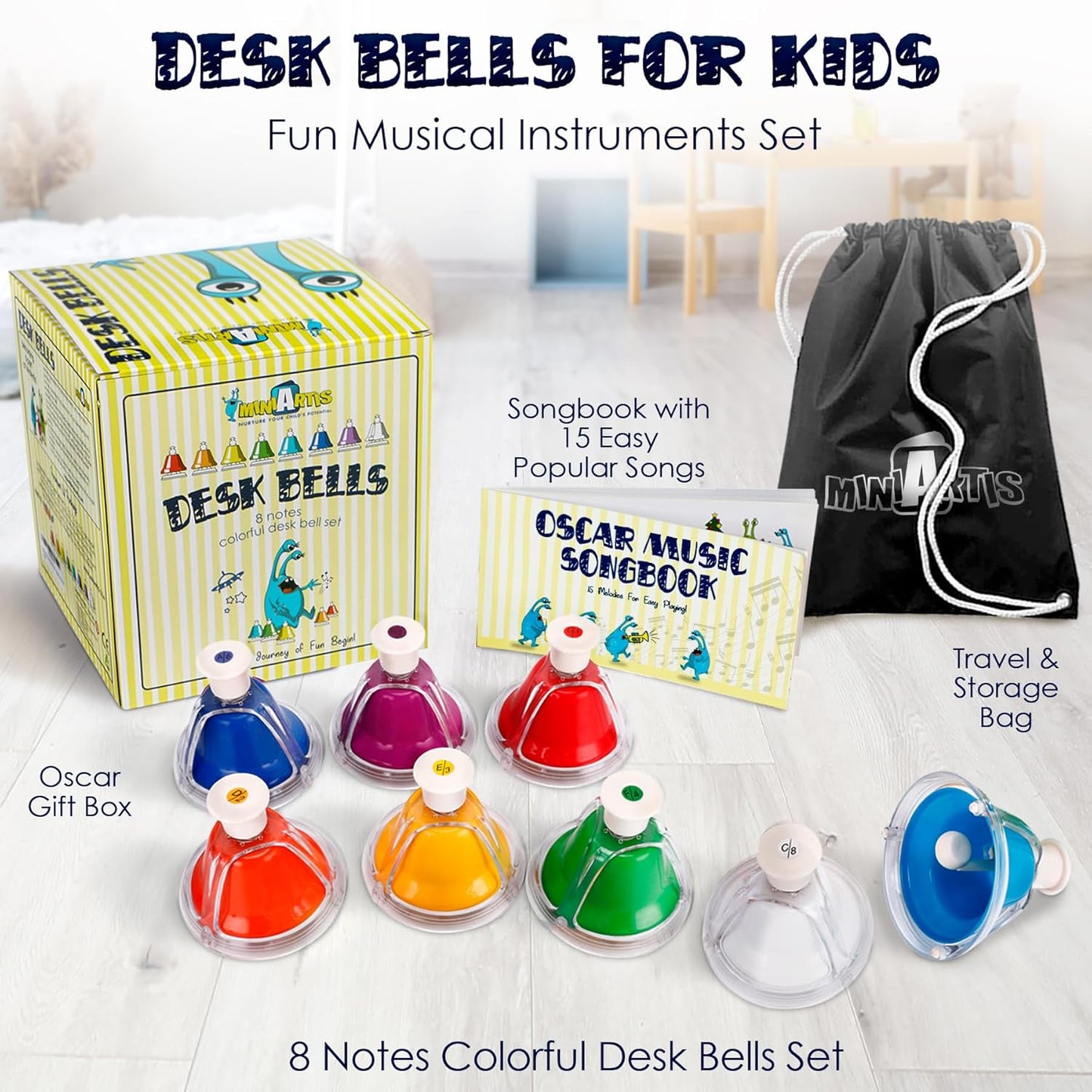 MINIARTIS 桌鈴套裝 Desk Bells Set