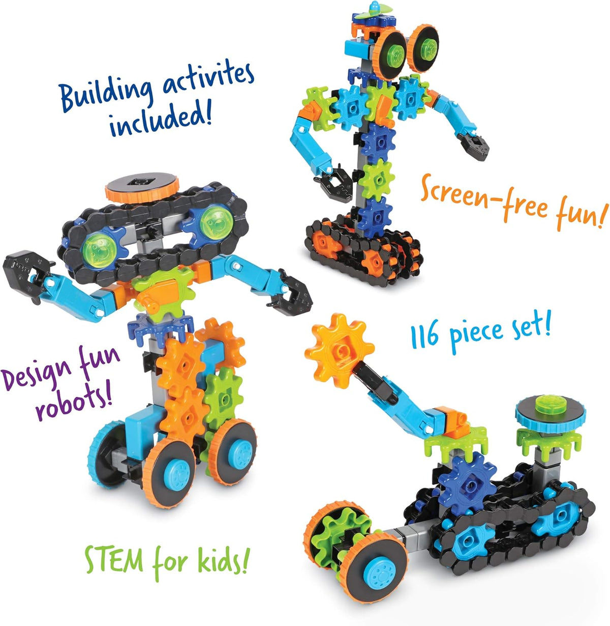 Learning Resources 機器人動能齒輪組 Robots in Motion