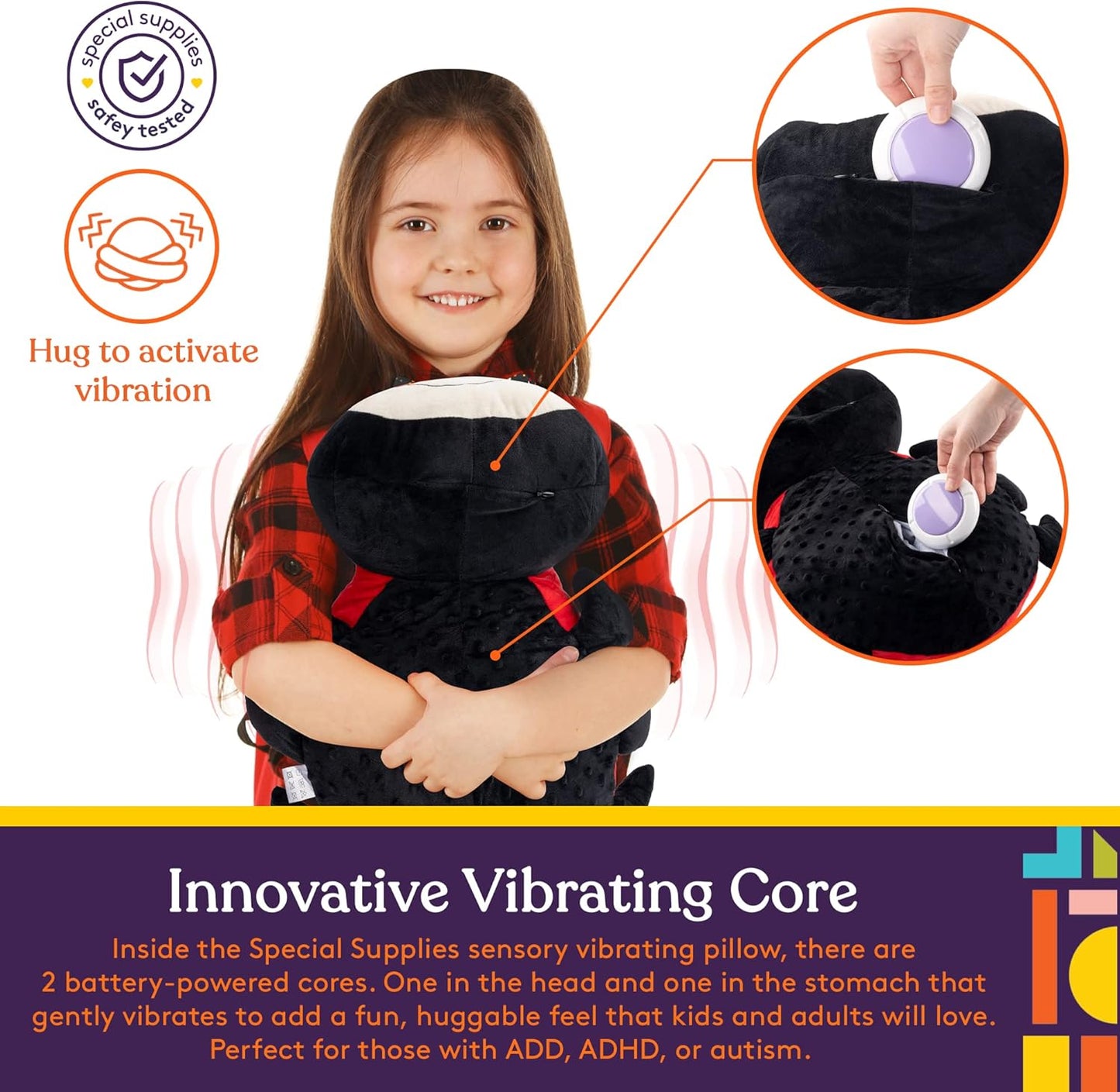 振動毛公仔(小甲蟲) Special Supplies Vibrating Pillow (ladybug)
