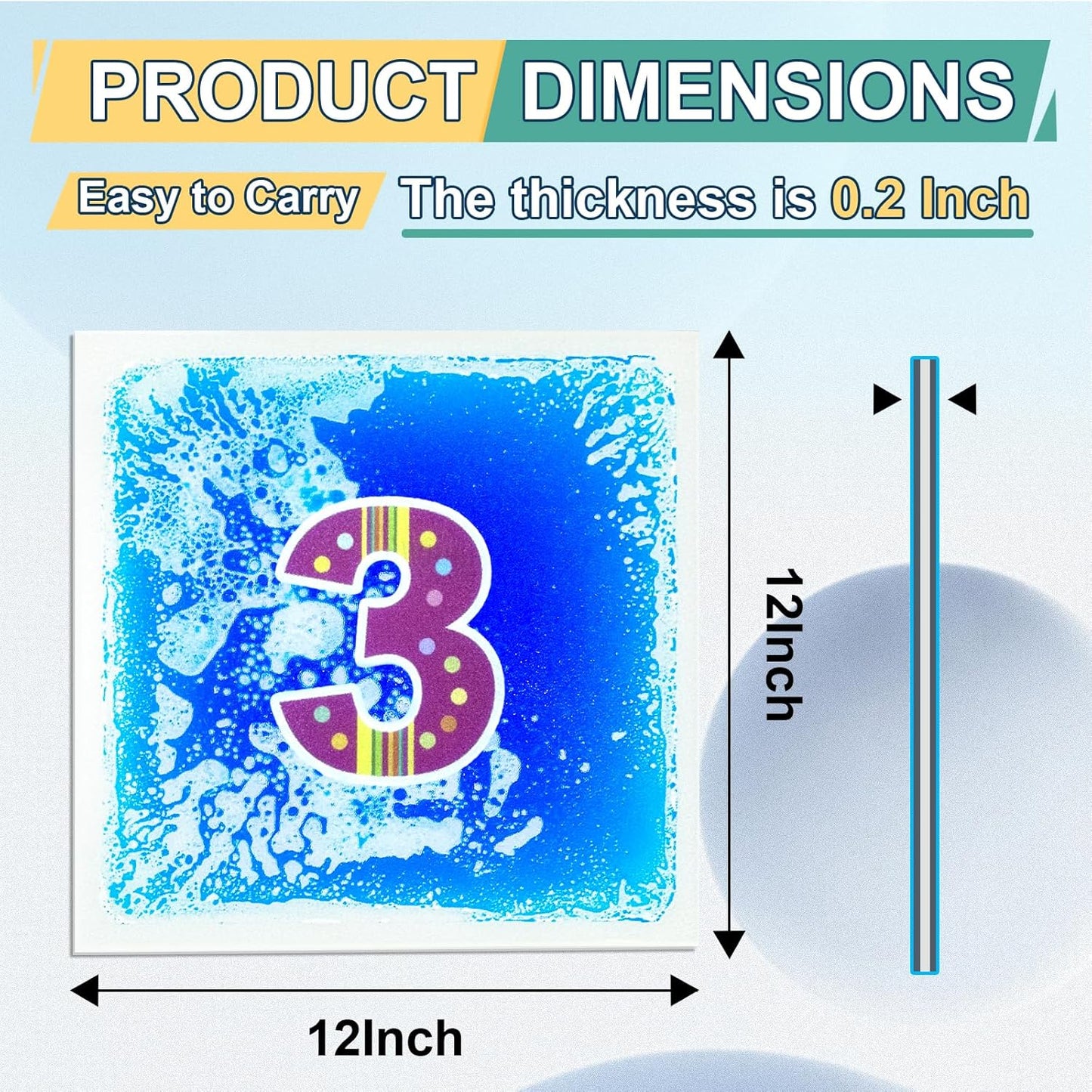 數字感統地墊10入組 30x30CM Number Sensory Mats 10-Pack