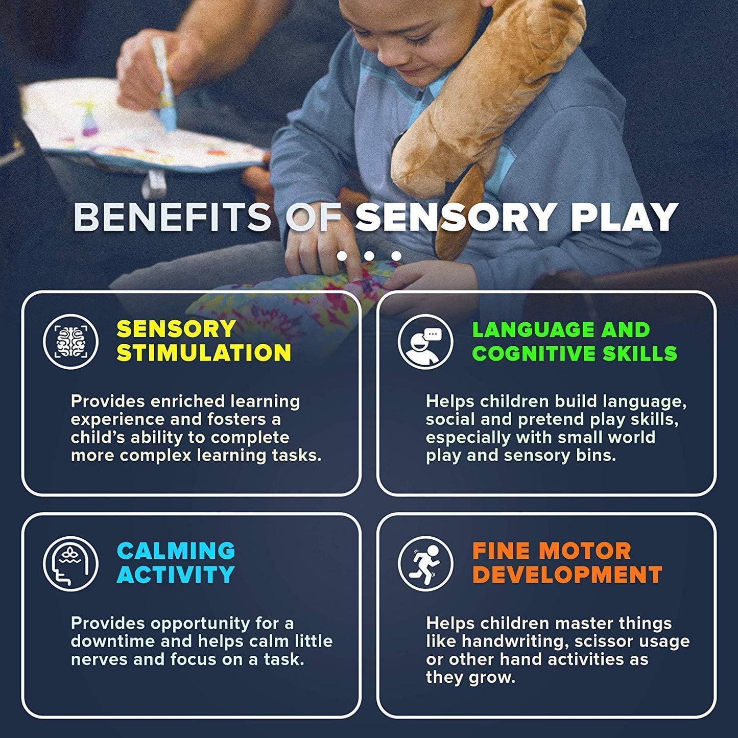 LakiKid 兒童可寫字加重腿墊 Writable Weighted Lap Pad for Kids