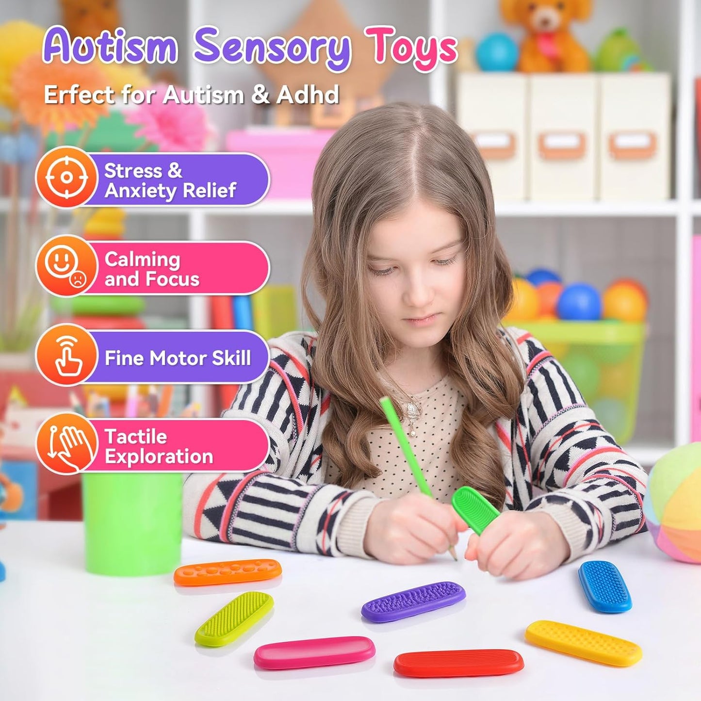 吸盤式感統條 Suction Sensory Strips
