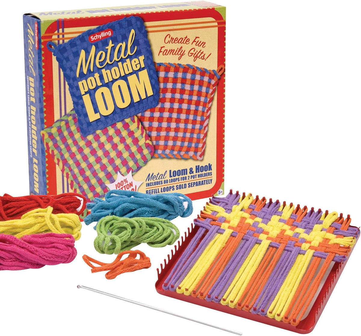Schylling 金屬鍋墊編織機 Metal Pot Holder Loom Kit