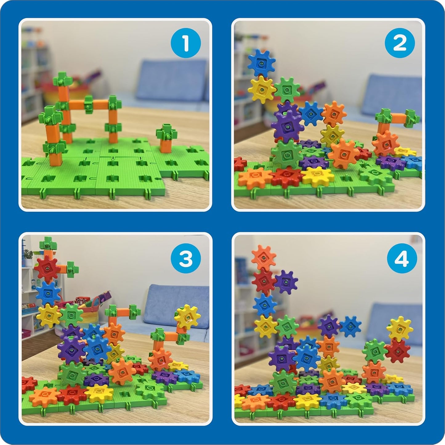 Learning Resources 齒輪創建組100件豪華版 Gears! Gears! Gears! 100-Piece Deluxe Set
