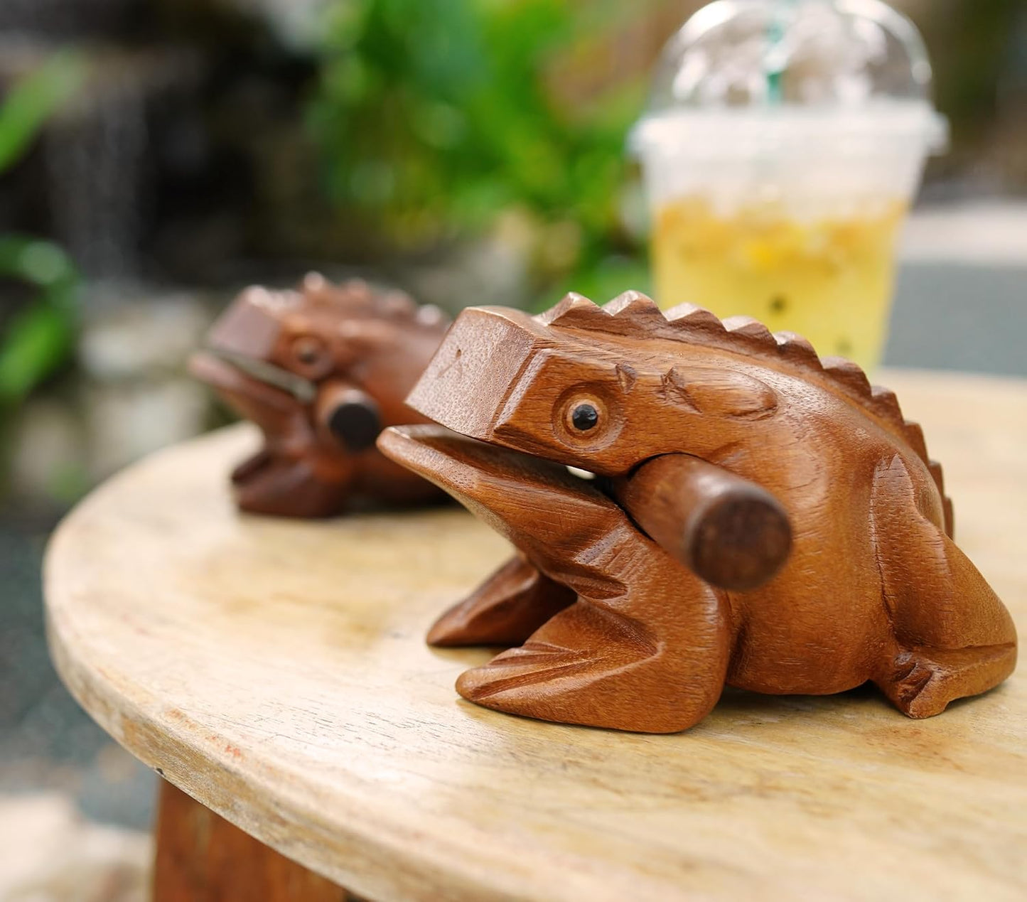 青蛙刮瓜木製樂器 Frog Guiro Wooden Instrument