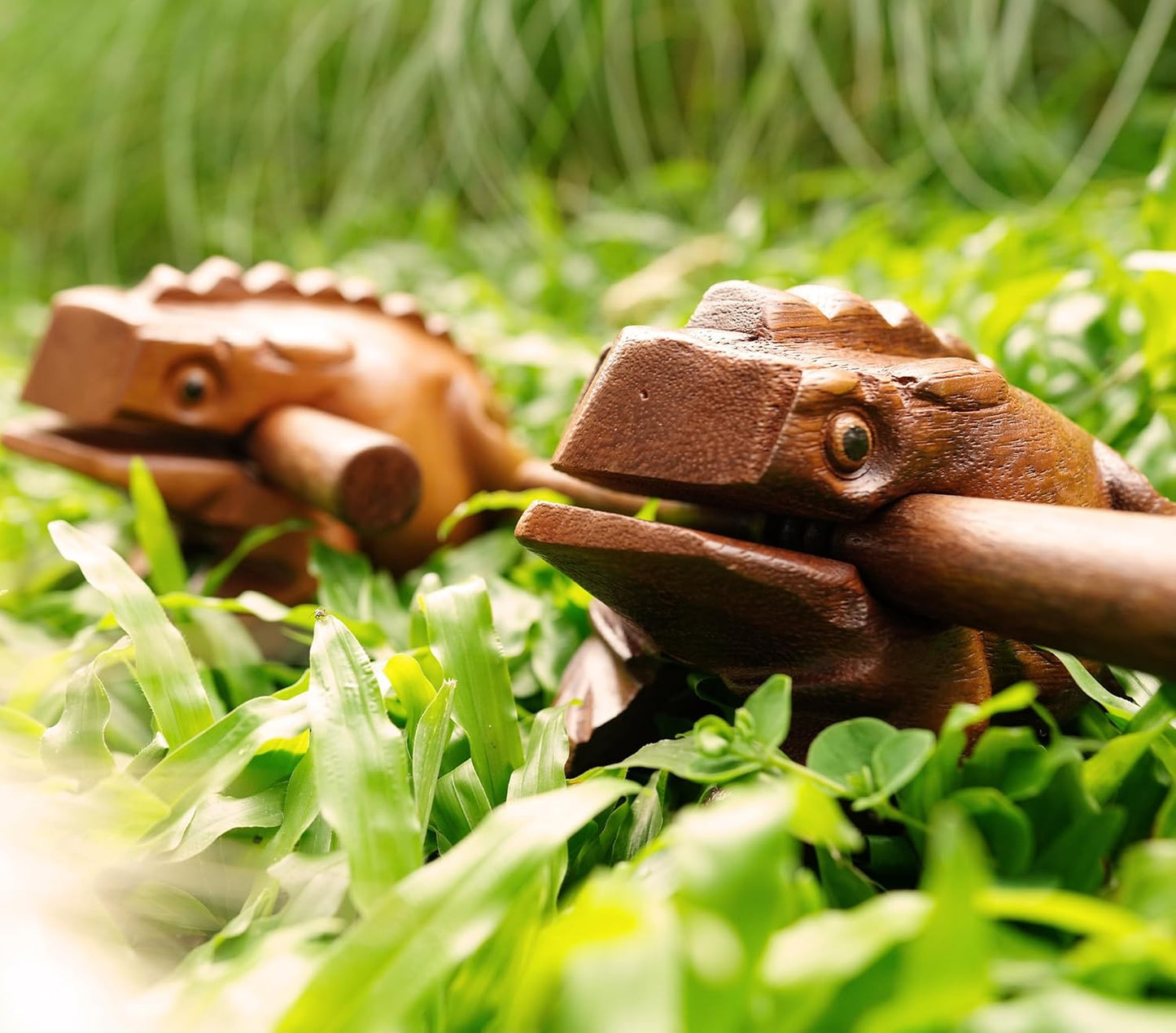 青蛙刮瓜木製樂器 Frog Guiro Wooden Instrument
