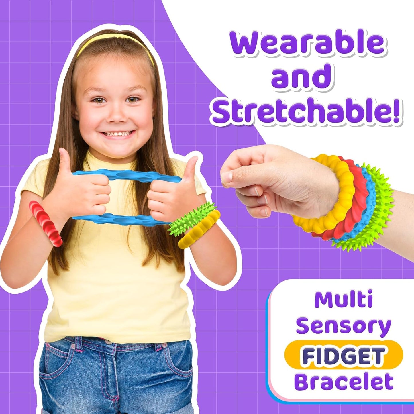 拉伸觸覺手環 Stretchy Sensory Bracelets