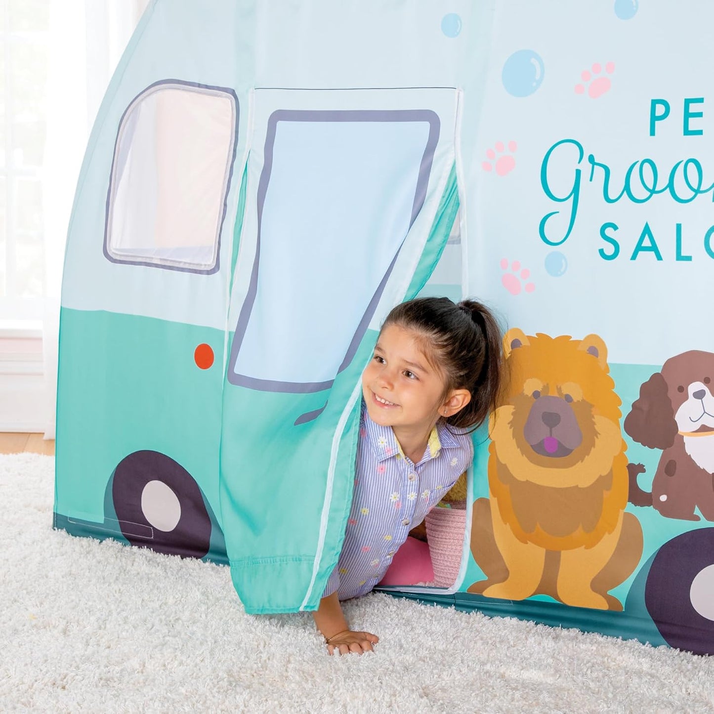 Martha Stewart 兒童寵物美容車遊戲帳篷 Pet Grooming Van Play Tent