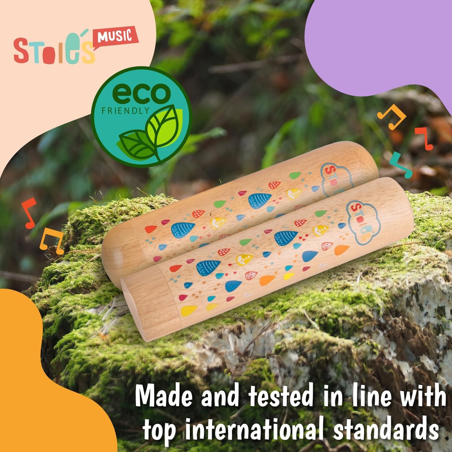 Stoie's 木製雨聲棒 Wooden Rain Stick