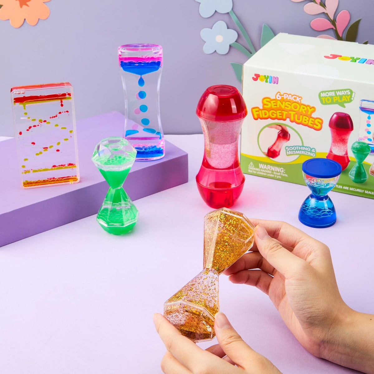 JOYIN 感官平靜觀察瓶 Sensory Calm-Down Tubes (Set of 6)