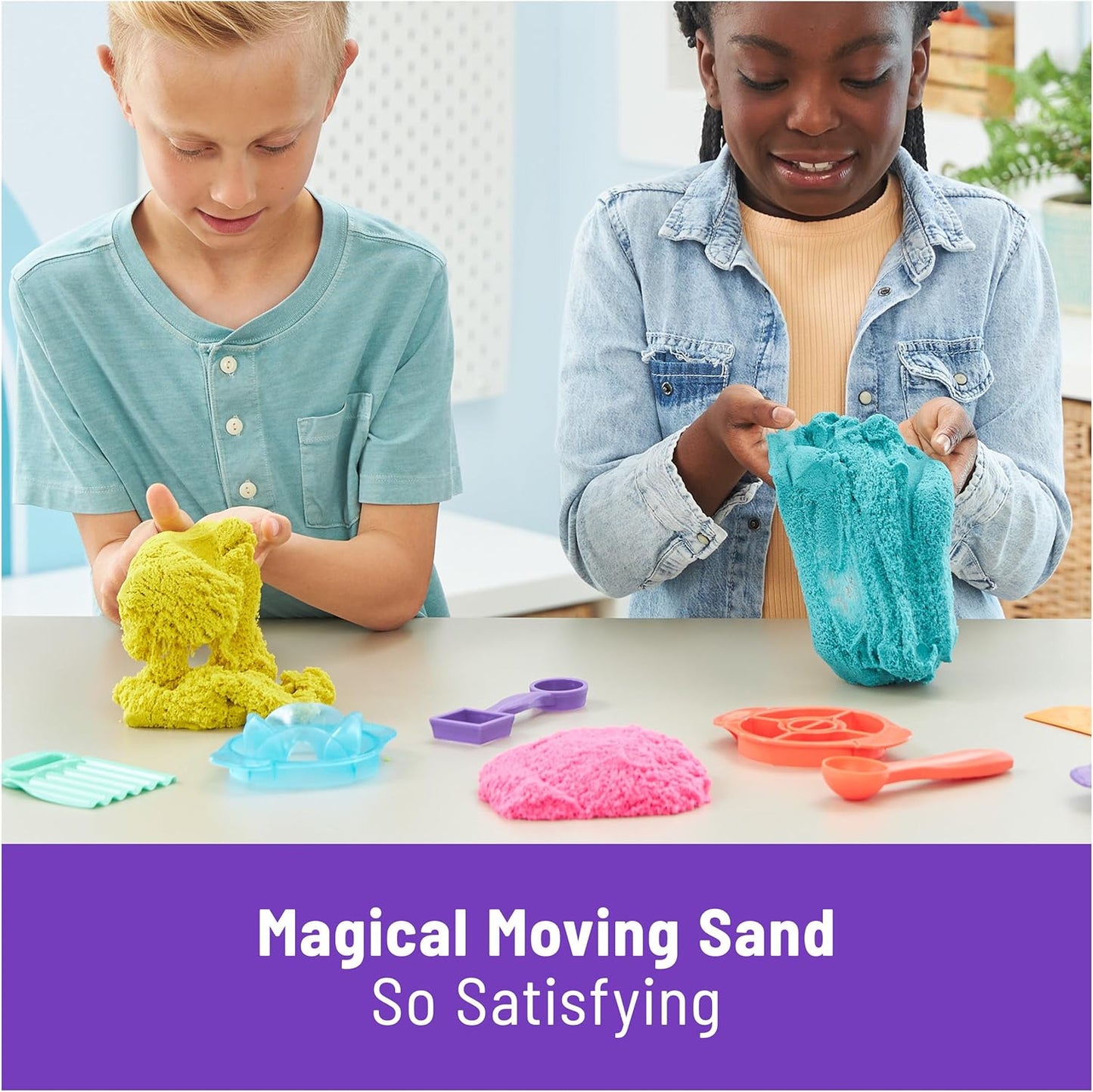 美國Kinetic Sand Ultimate Sandisfying 創意造型玩沙組