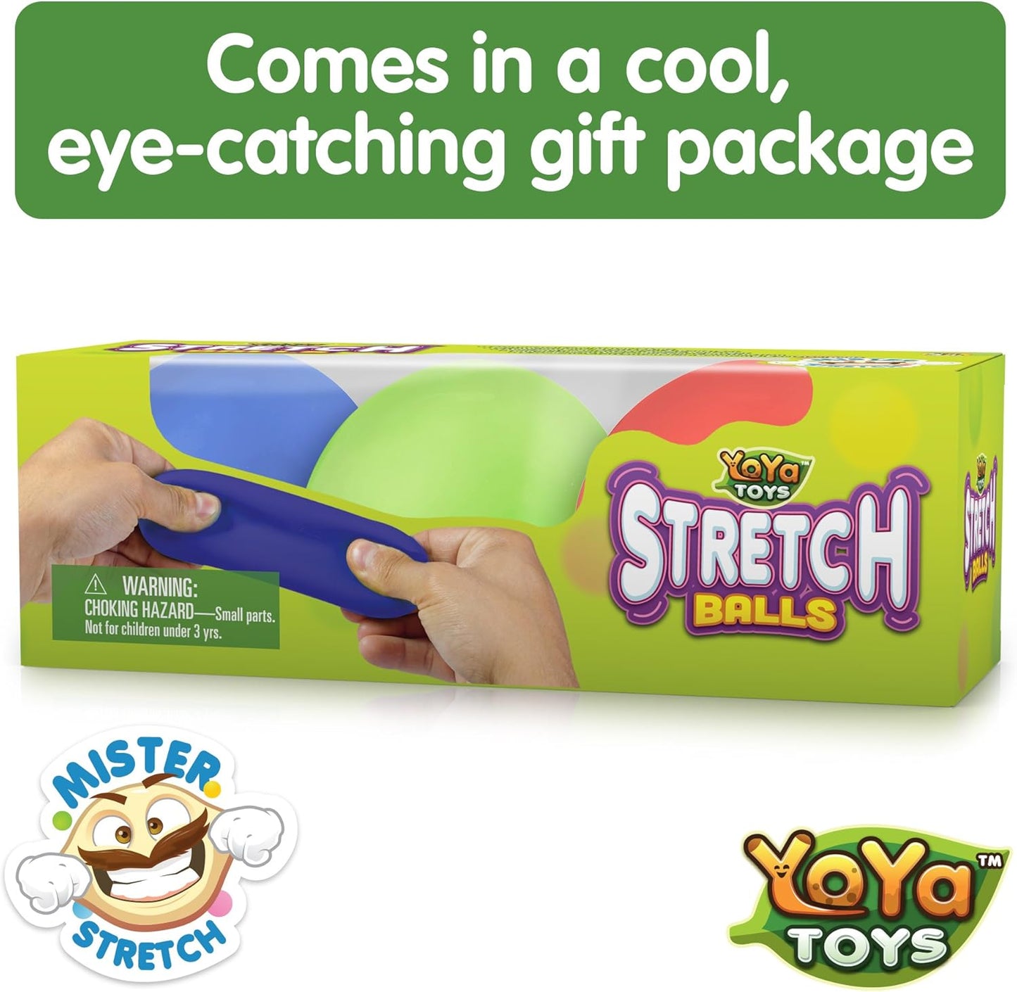 拉抻減壓球三件套 YoYa Toys Pull & Stretch Stress Balls