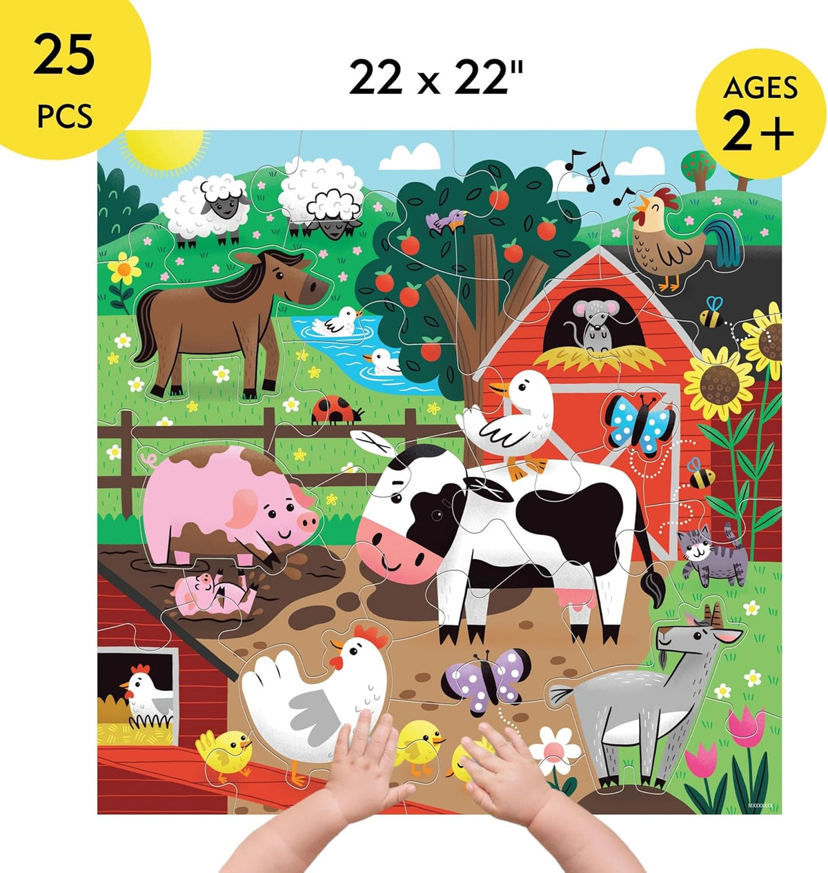 Mudpuppy 農場好朋友地板拼圖 Farm Friends Floor Puzzle