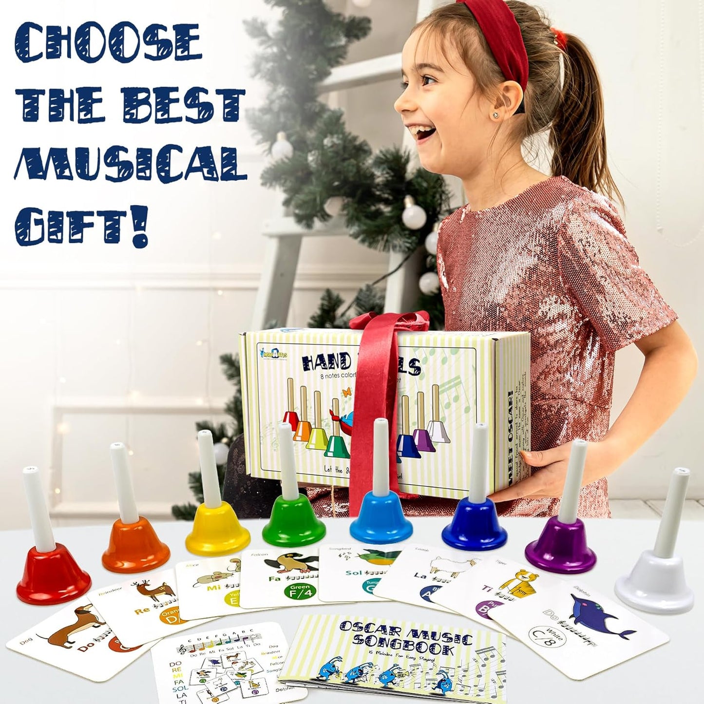 MiniArtis 兒童手搖鈴套裝 Kids Hand Bells Set