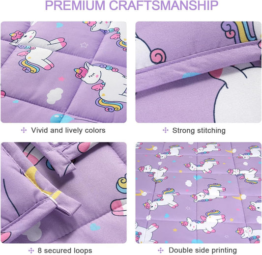 Mr. Sandman 紫色小馬保利加壓被系列 Purple Pony Pauly Weighted Blanket Series