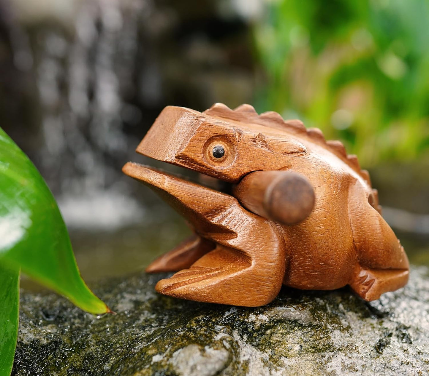青蛙刮瓜木製樂器 Frog Guiro Wooden Instrument