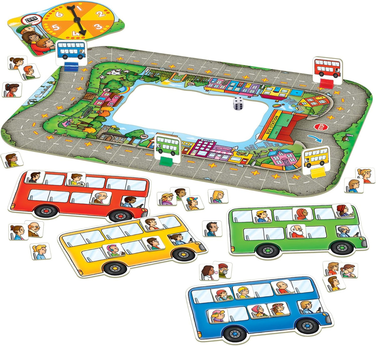 ORCHARD TOYS 巴士站遊戲 Bus Stop Game