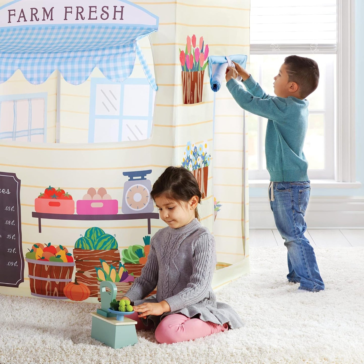 Martha Stewart 兒童農夫市集遊戲帳篷 Farmer's Market Play Tent