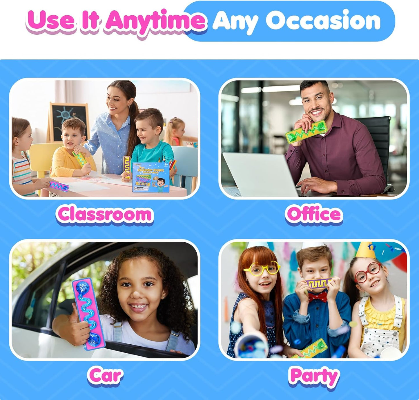 LESONG 凝膠迷宮感統玩具 Squishy Sensory Maze Fidget Toys – 3/9 Pack