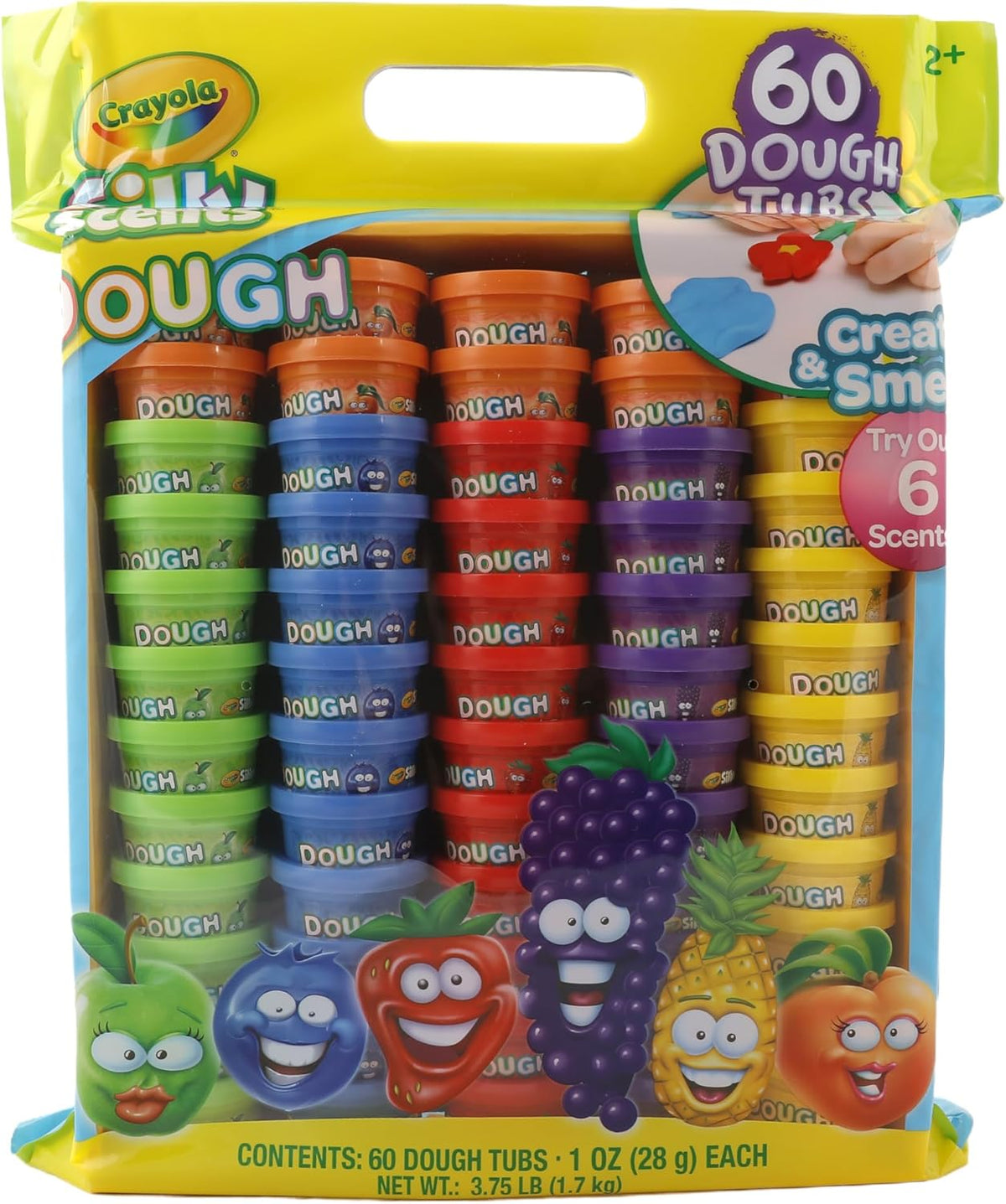 Crayola 趣味香氛黏土60件組 Crayola Silly Scents Dough 60-Pack