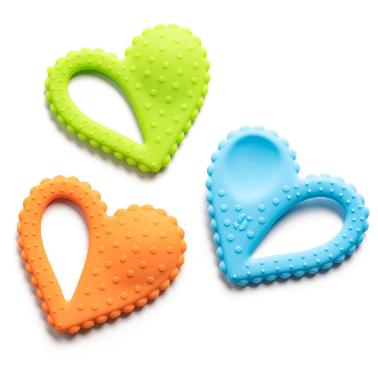 Special Supplies 愛心感統牙膠湯匙 3入組 Heart Teether Spoon – 3 Pack