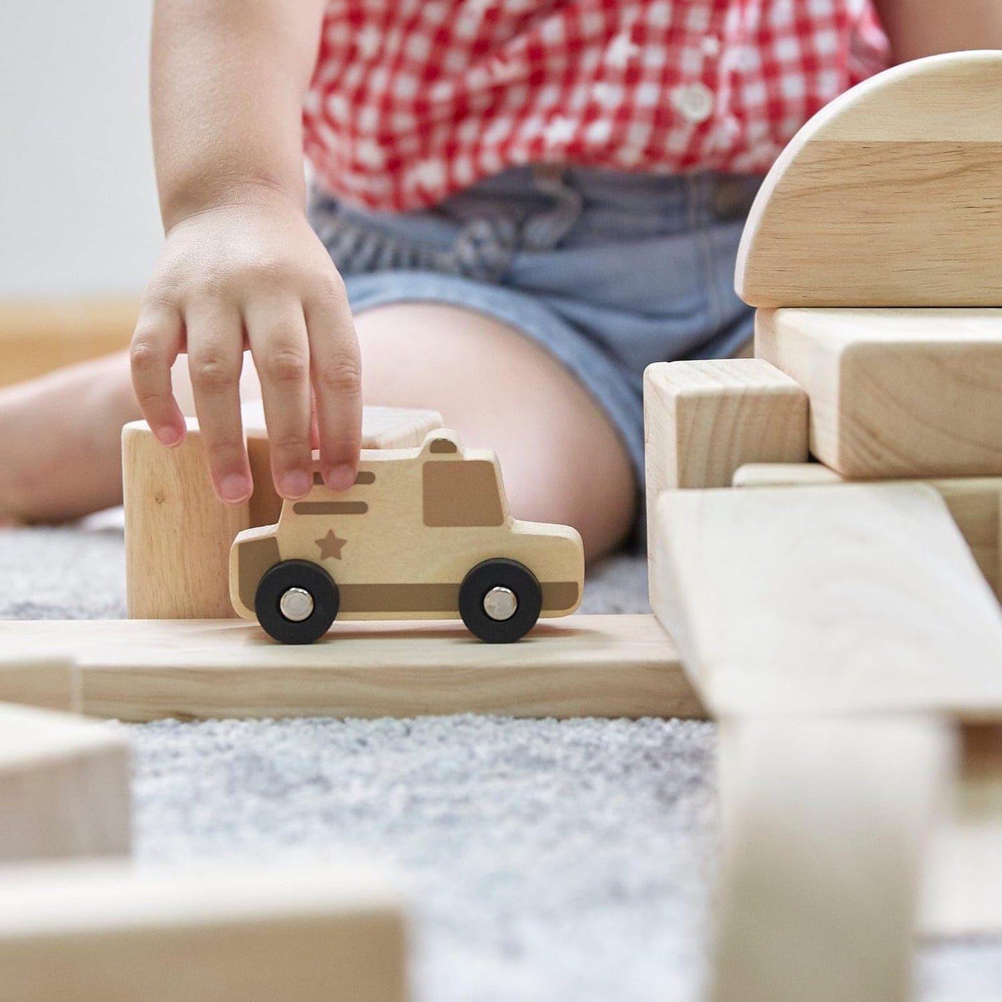 Guidecraft 迷你木製卡車套裝(10件組)- 幼兒玩具車系列 Mini Wooden Trucks - Set of 10 | Toddler Toy Vehicles