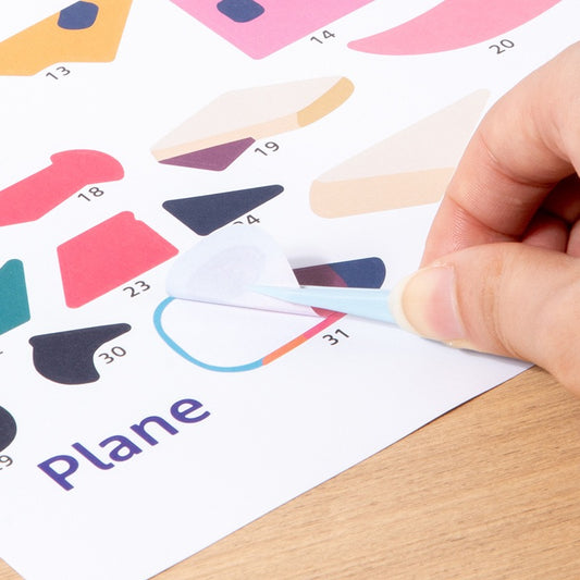 3D貼紙拼圖畫 3D Sticker Collage Puzzle