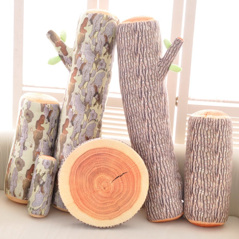 仿真樹樁木頭擁抱枕 Simulated Tree Stump Hugging Pillow