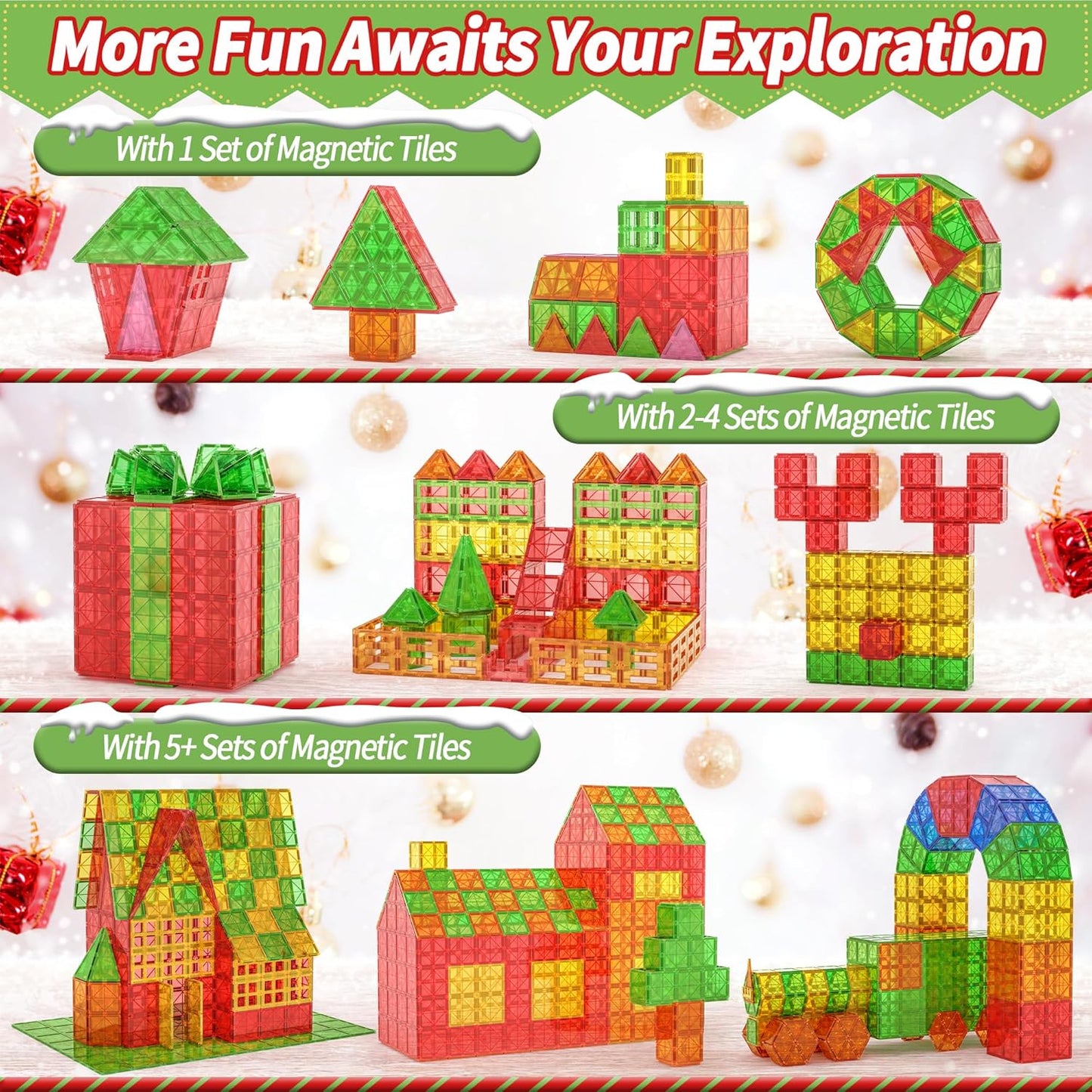 磁力片套裝 44件 Magnetic Tiles Set 44 PCS