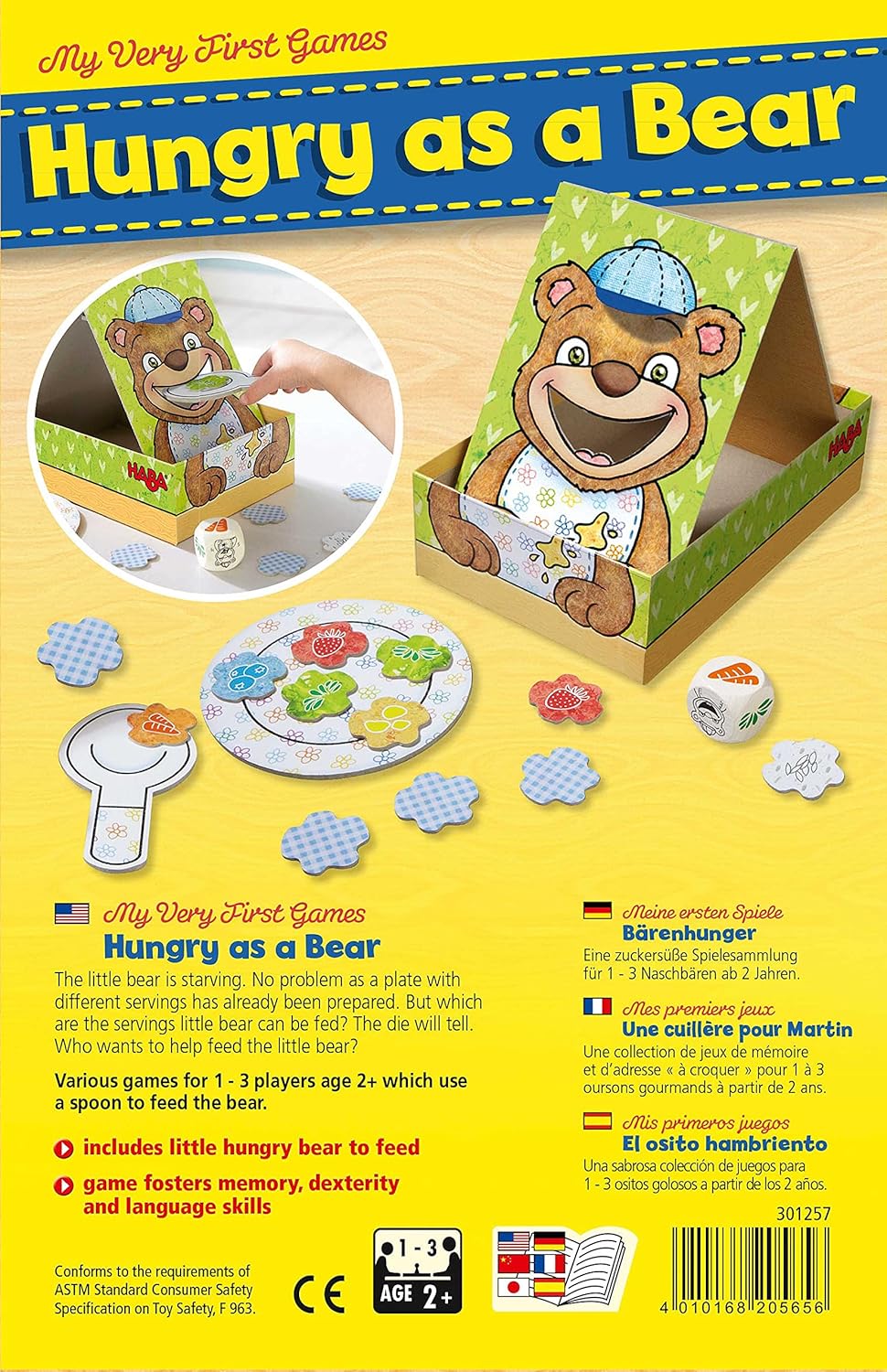 HABA 我的第一個遊戲 - 小熊好餓餓 My Very First Games - Hungry as a Bear
