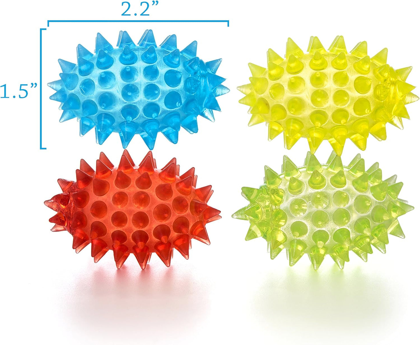 觸覺刺激球 4件裝 Spiky Balls Stim Toy 4-Pack