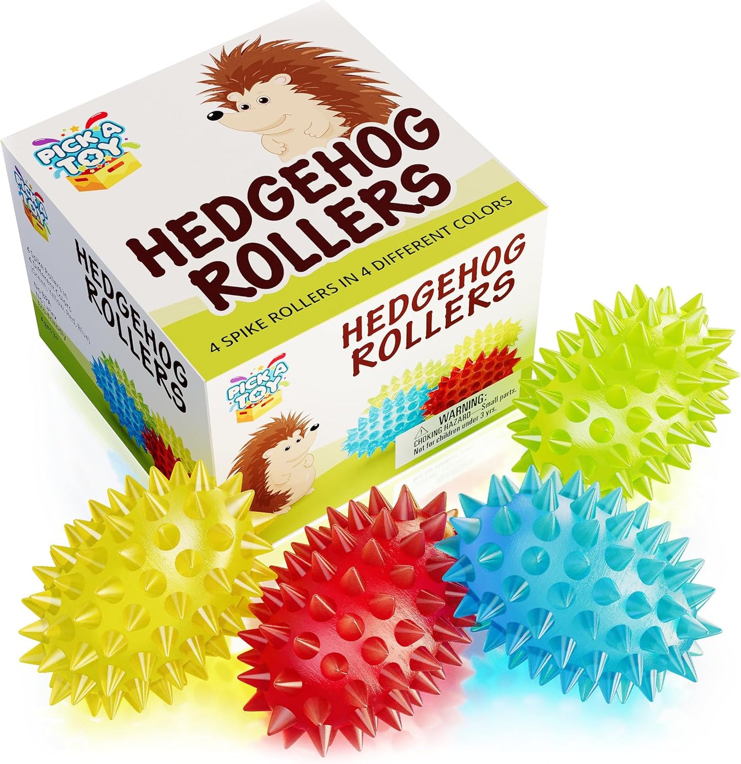觸覺刺激球 4件裝 Spiky Balls Stim Toy 4-Pack