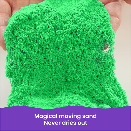 美國Kinetic Sand 綠色玩沙 Green Play Sand 2.5lbs