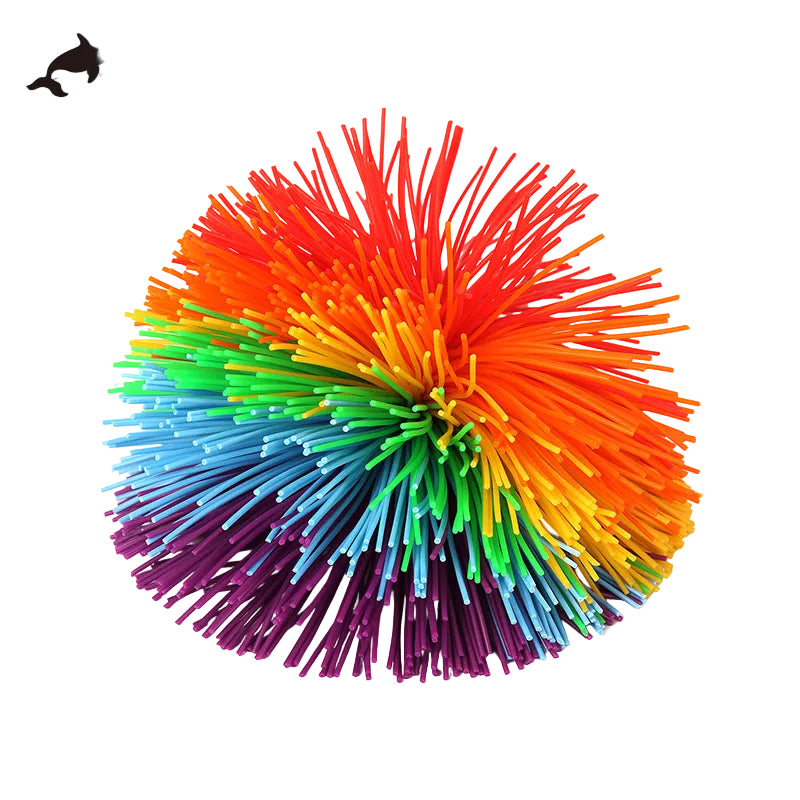 Grampus 大號混色橡筋球 感統觸覺彈力球 Large Rubber Band Ball Sensory Tactile Ball