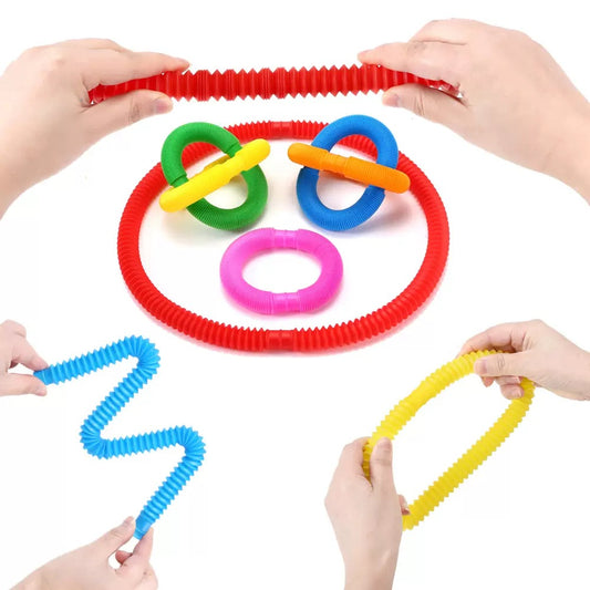 彈響伸縮管 感統減壓玩具 Pop Tubes Sensory Fidget Tubes