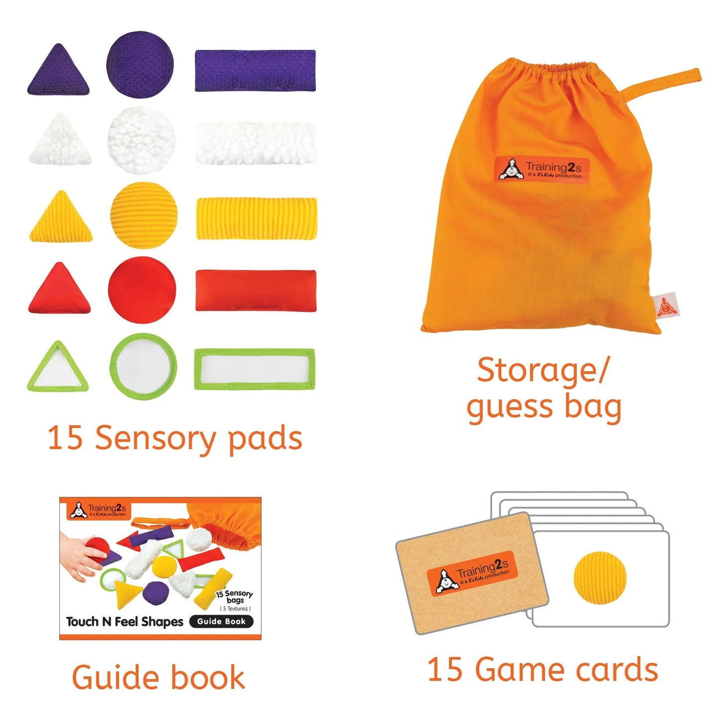 K's Kids 觸覺形狀探索套組 Touch N Feel Shapes