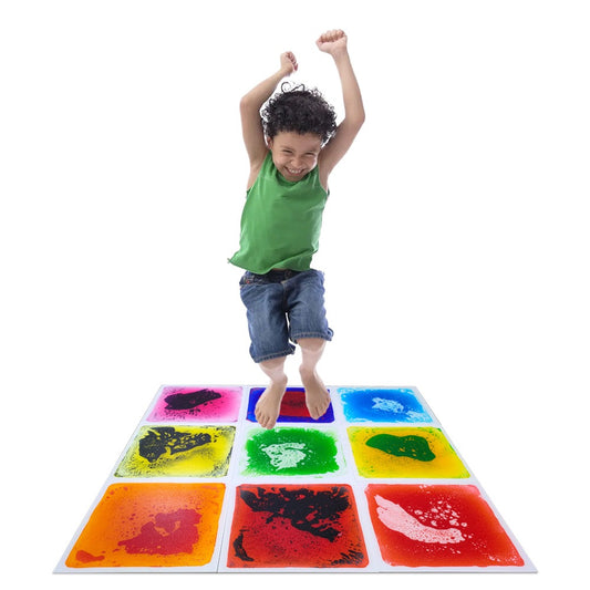 液體感統正方形地墊 九片裝 30cm/40cm/50cm Liquid Sensory Tiles 9-Pack