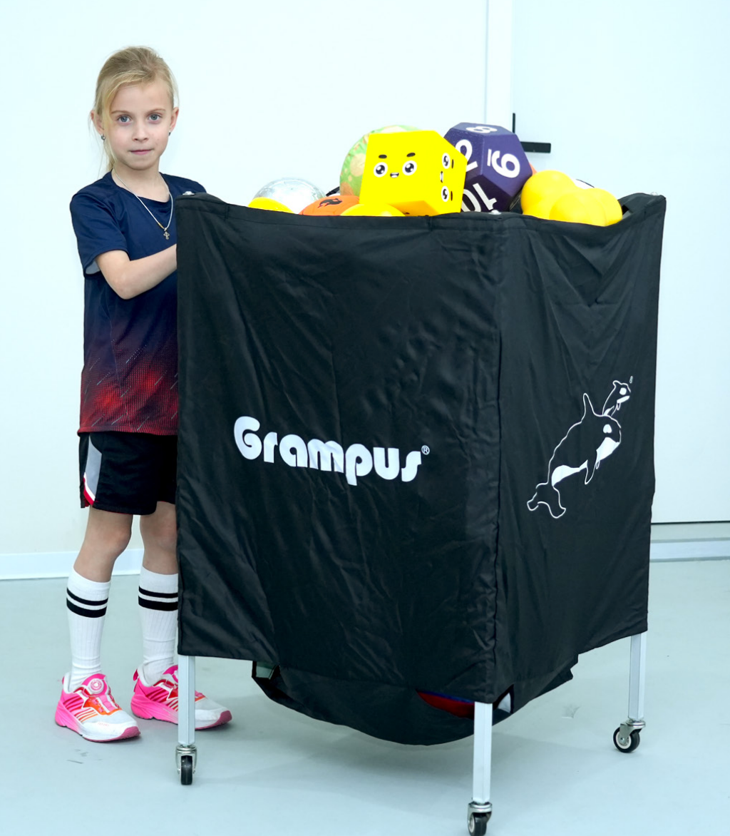 Grampus 便攜式收納車 Foldable Mobile Ball Storage Cart