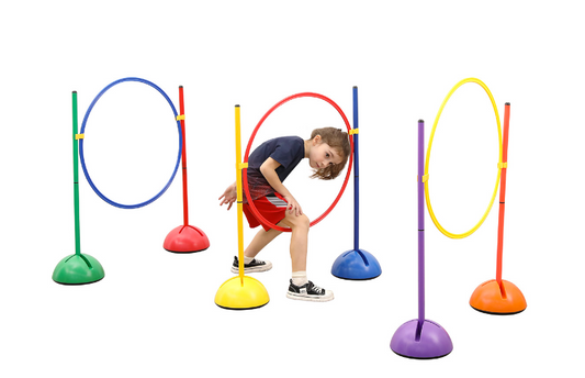Grampus 戶外運動呼啦圈跨欄套裝 Hoop & Hurdle Obstacle Course Set