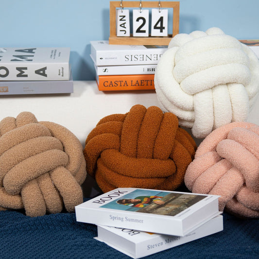 球形繩結絨毛抱枕 Spherical Knot Plush Pillow