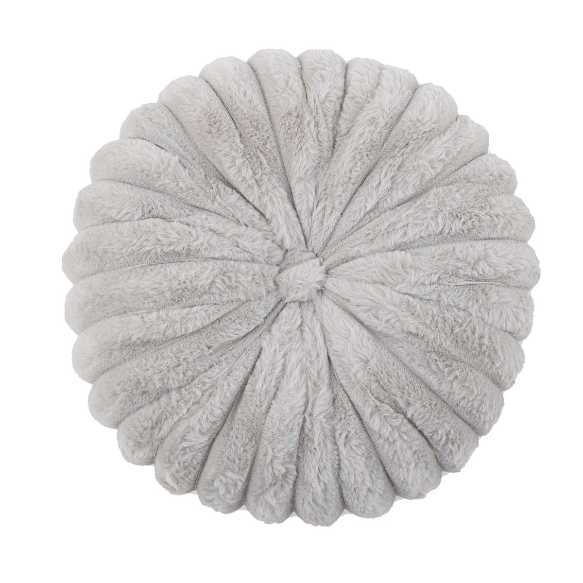 南瓜條紋毛絨圓形抱枕 直徑35cm Ribbed Faux Fur Round Cushion
