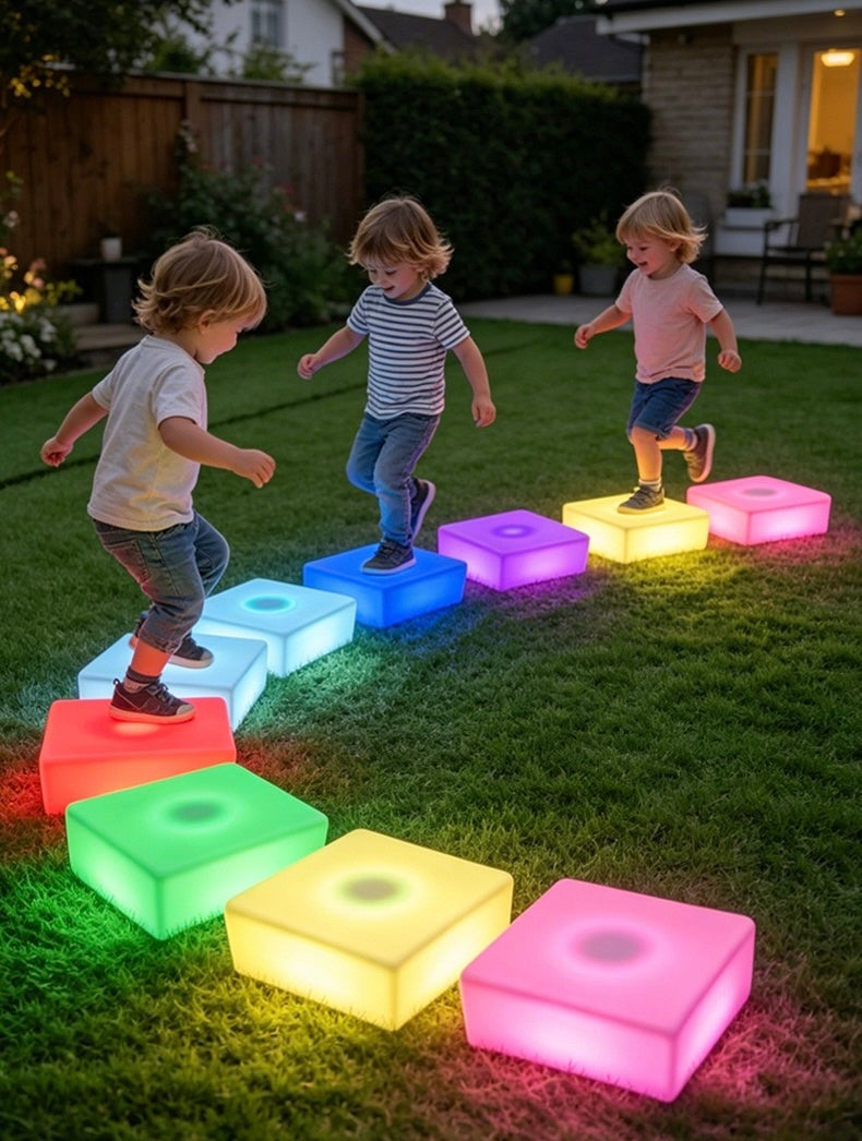 LED七彩發光過河石 Light-Up Sensory Stepping Stones
