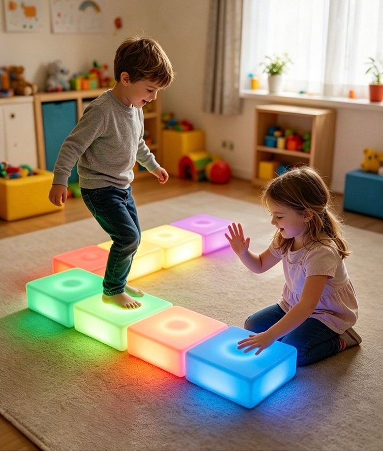 LED七彩發光過河石 Light-Up Sensory Stepping Stones