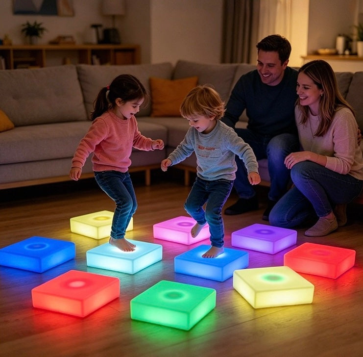 LED七彩發光過河石 Light-Up Sensory Stepping Stones