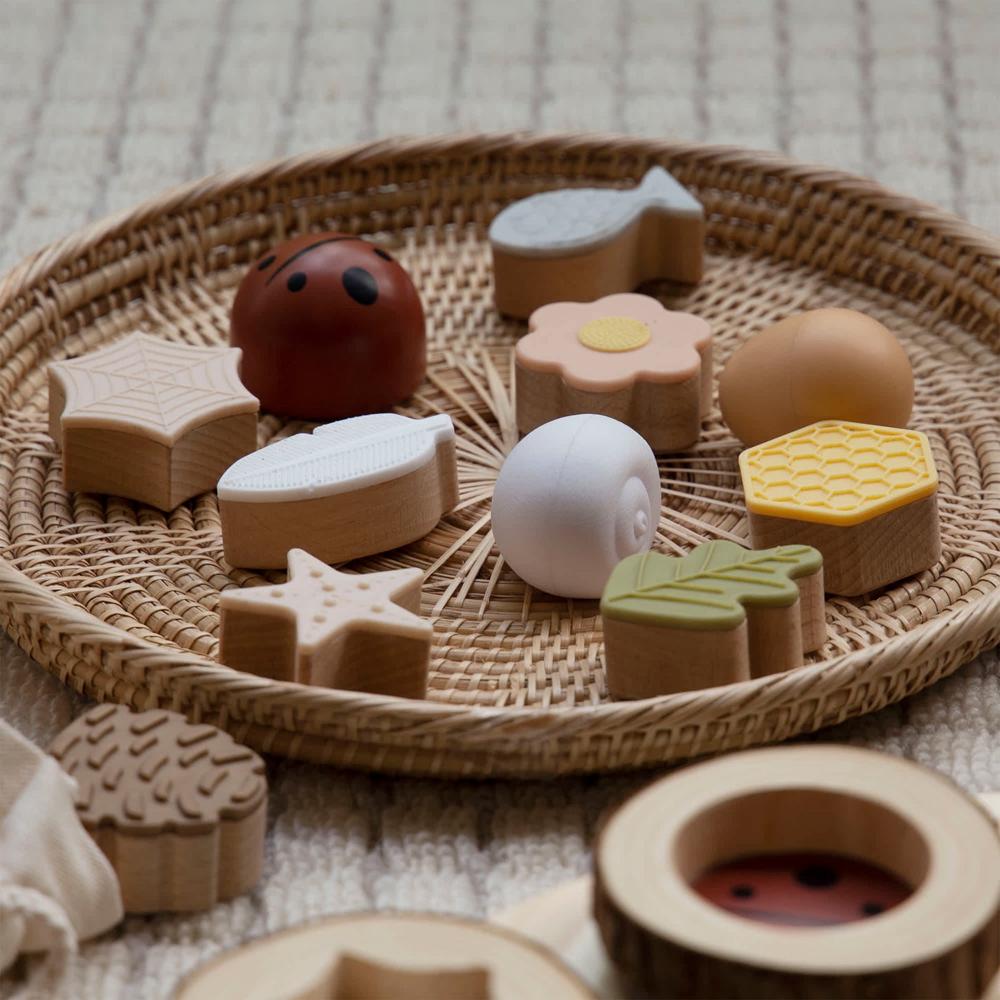 Guidecraft 自然觸感記憶配對組 Nature Feel and Find