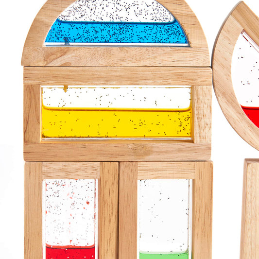 Guidecraft 彩虹流水積木 Rainbow Blocks - Shimmering Water