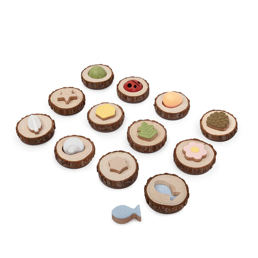 Guidecraft 自然觸感記憶配對組 Nature Feel and Find